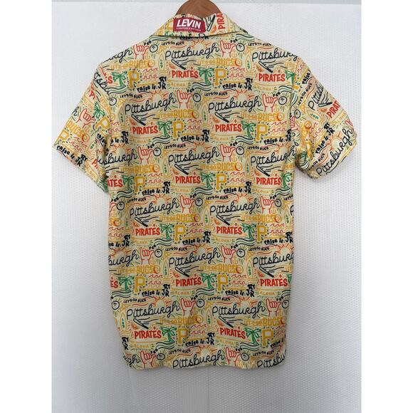 2025 Pittsburgh Pirates Hawaiian Shirt Short Sleeve Adult Small Giveaway 8/9/25 - Picture 6 of 8